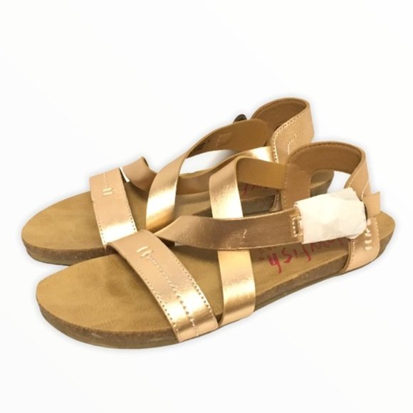 Blowfish rose gold sandals - Picture 3 of 8